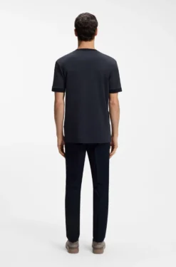 BOSS x ASTON MARTIN T-Shirt aus Wolle-Baumwoll-Jacquard