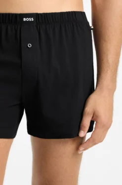 Boxershorts aus Stretch-Baumwolle im Zweierpack