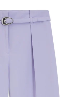 Bundfaltenhose mit Gürtel