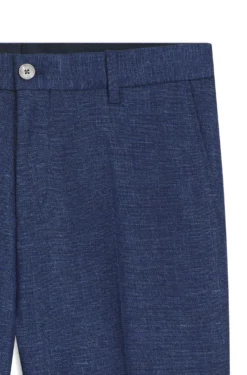 Business-Hose aus filigran gemustertem Stretch-Gewebe