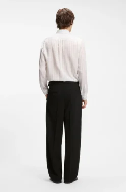 Business-Hose aus Schurwoll-Mix mit verstellbarem Bund