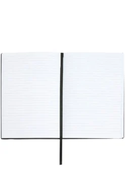 Camelfarbenes DIN-A5-Notizbuch mit Monogramm-Muster