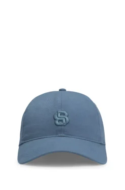 Cap aus Baumwolle mit aufgesticktem Double-B-Monogramm