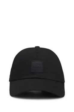 Cap aus Baumwoll-Twill mit Logo-Aufnäher