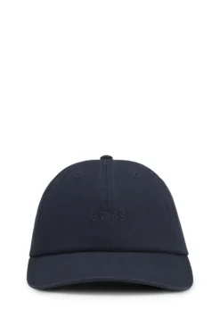 Cap aus Baumwoll-Twill mit Logo-Stickerei