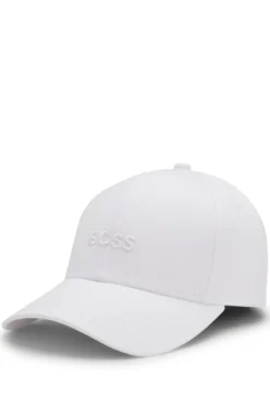 Cap aus Baumwoll-Twill mit Logo-Stickerei