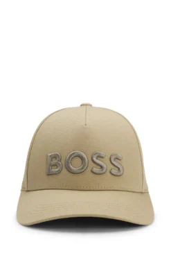 Cap aus Baumwoll-Twill mit Logo-Stickerei