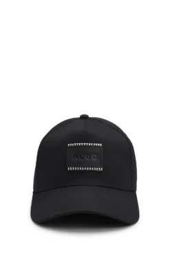 Cap aus Baumwoll-Twill mit Logo-Aufnäher