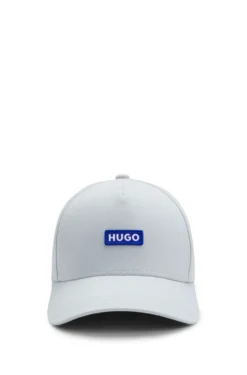 Cap aus Baumwoll-Twill mit Logo-Aufnäher