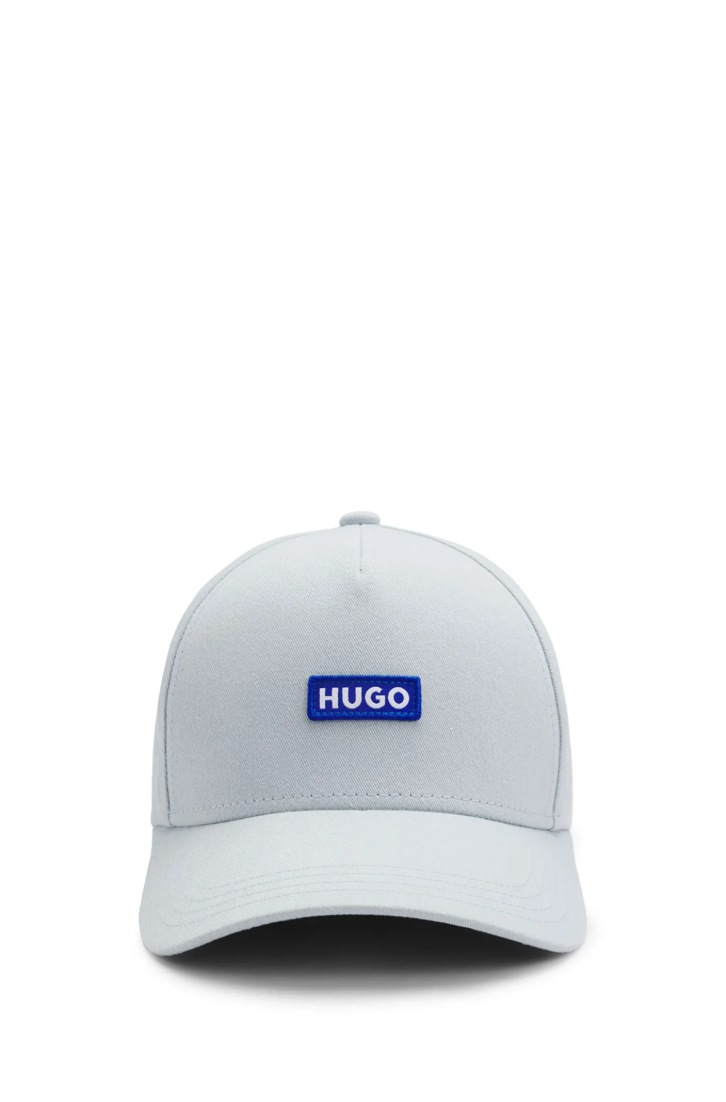 Cap aus Baumwoll-Twill mit Logo-Aufnäher