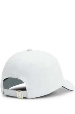 Cap aus Baumwoll-Twill mit Metall-Logo