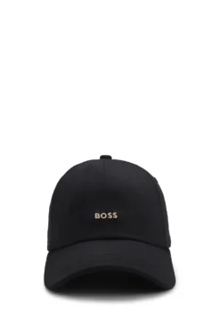 Cap aus Baumwoll-Twill mit Metall-Logo