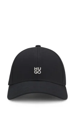 Cap aus Baumwoll-Twill mit Stack-Logo-Schriftzug