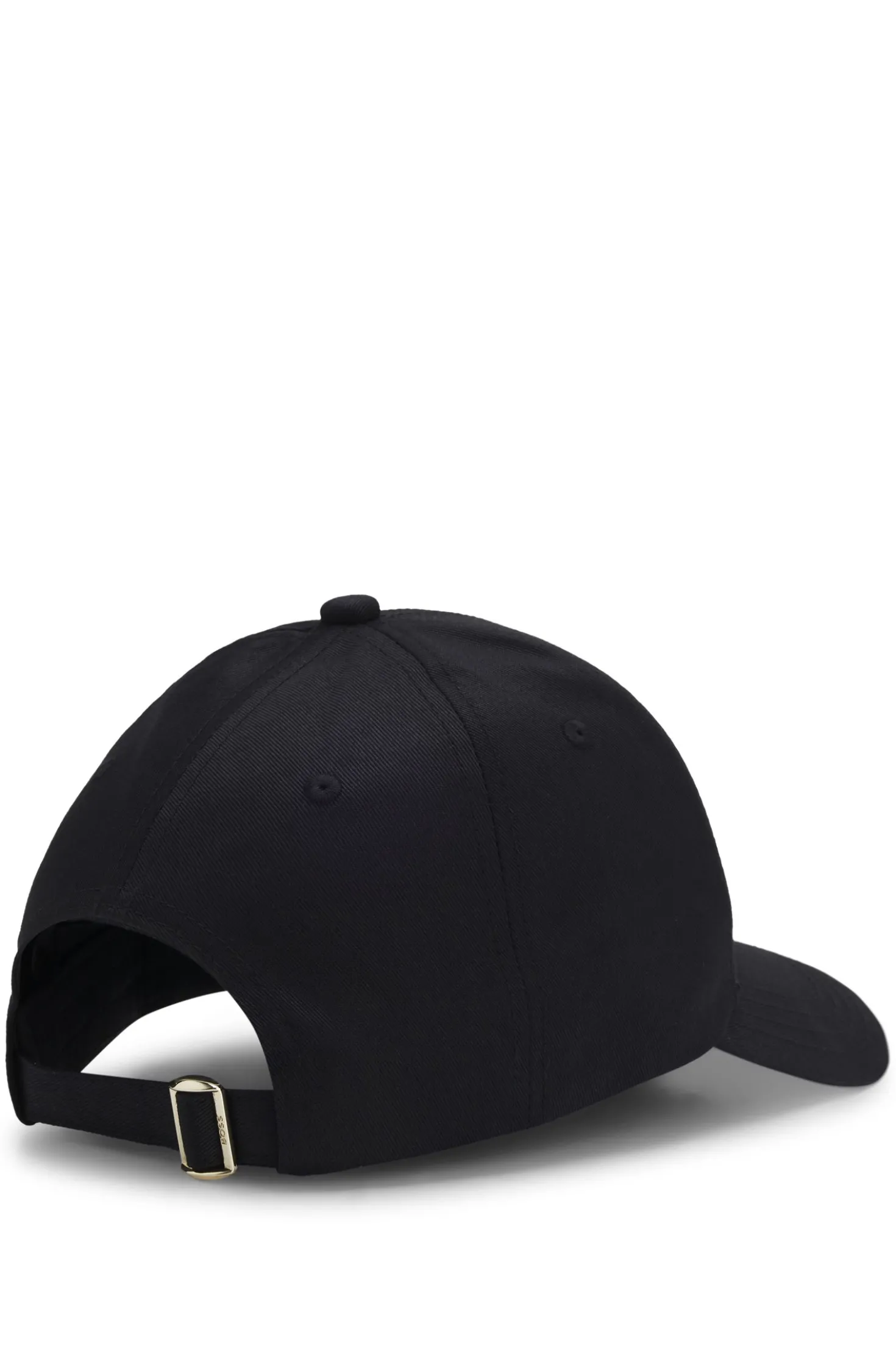 Cap aus Baumwoll-Twill mit tonaler Logo-Stickerei