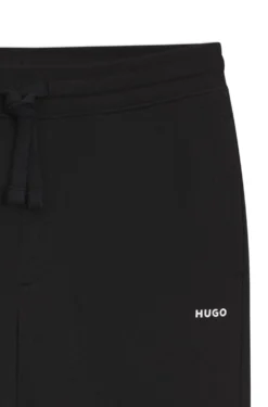 Casual-Hose aus Baumwolle mit elastischen Bündchen