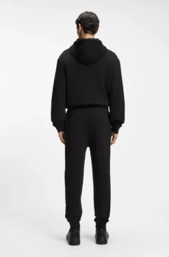 Casual-Hose aus Baumwolle mit elastischen Bündchen