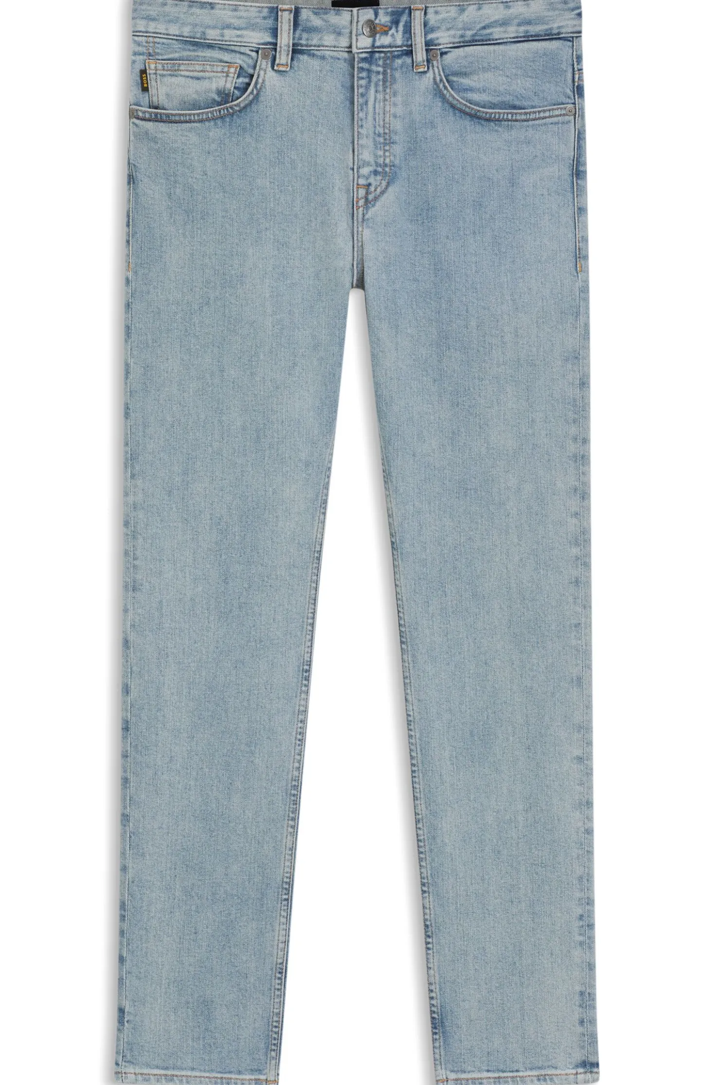 Delaware Slim-Fit Jeans aus bequemem blauem Stretch-Denim
