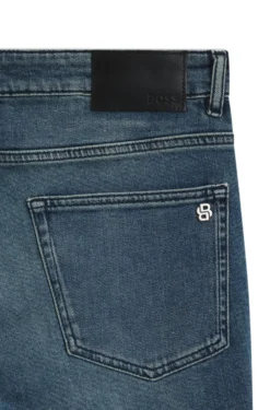 Delaware Slim-Fit Jeans aus bequemem Stretch-Denim in Blau