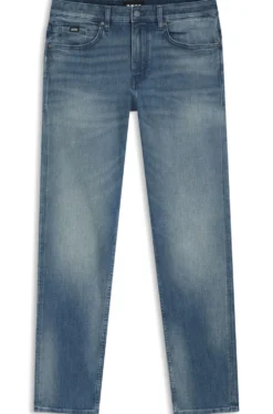 Delaware Slim-Fit Jeans aus blauem leichtem Denim