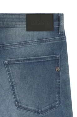 Delaware Slim-Fit Jeans aus blauem leichtem Denim