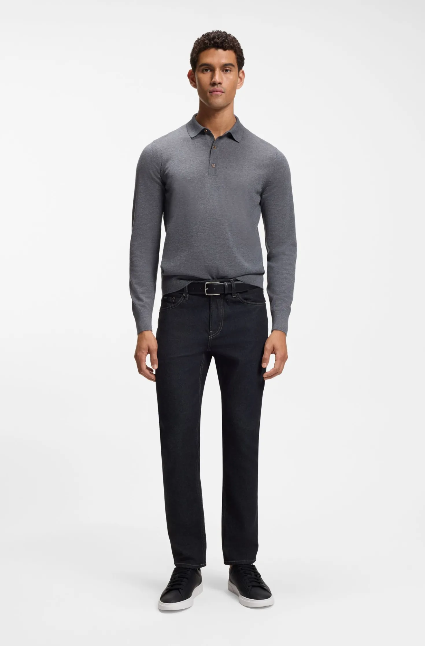 Delaware Slim-Fit Jeans aus dunkelblauem Denim