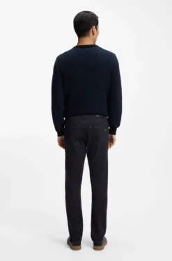 Delaware Slim-Fit Jeans aus dunkelblauem Soft-Motion-Denim