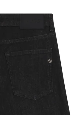 Delaware Slim-Fit Jeans aus knitterfreiem Denim in Grau