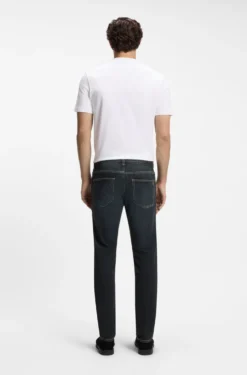 Delaware Slim-Fit Jeans mit Kontrastnähten