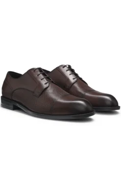 Derbys aus Leder mit Zehenkappe