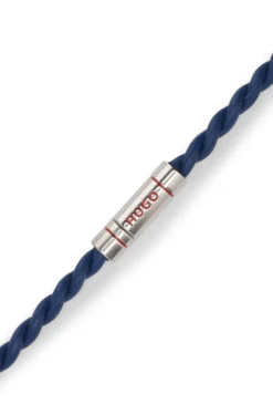 Doppeltes Armband aus geflochtenem Leder