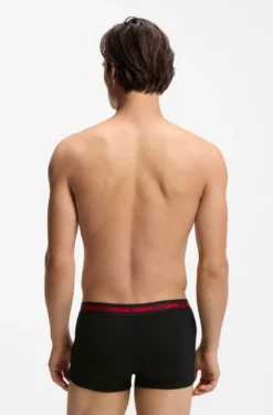 Dreierpack Boxershorts aus Stretch-Baumwolle mit Logo-Bund