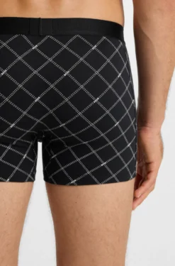 Dreierpack eng anliegende Boxershorts aus Stretch-Baumwolle