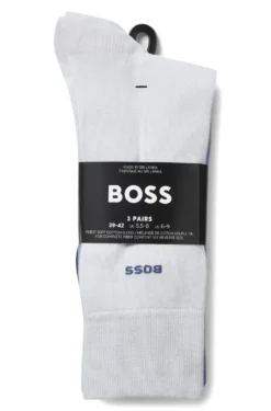 Dreierpack mittelhohe Socken aus Stretch-Gewebe