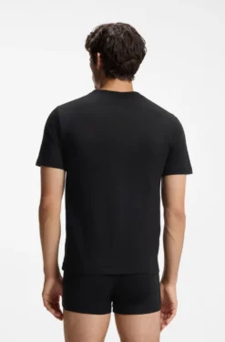 Dreierpack T-Shirts mit V-Ausschnitt aus Baumwolle