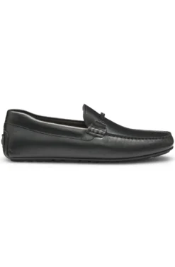 Driver-Schuhe aus Nappaleder mit Logo-Hardware