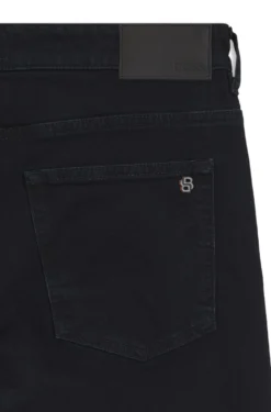 Dunkelblaue Slim-Fit Jeans aus bequemem Stretch-Denim