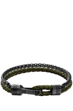 Elegantes Armband mit polierten Metalldetails