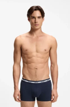 Eng anliegende Boxershorts aus Stretch-Baumwolle im Dreierpack