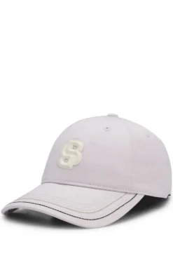 Equestrian-Cap aus Baumwolle mit Double-B-Monogramm