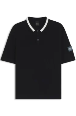 Equestrian Pullover aus Baumwolle mit Polokragen