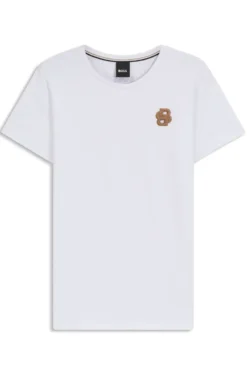 Equestrian T-Shirt aus Stretch-Baumwolle mit Double-B-Monogramm