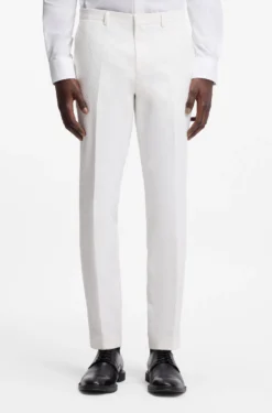 Extra Slim-Fit Anzug aus Stretch-Baumwolle-Seersucker mit drei Pieces