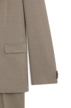 Extra Slim-Fit Dreiteiler aus strukturiertem Stretch-Gewebe