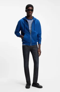 Extra Slim-Fit Jeans aus dunkelblauem Stretch-Denim