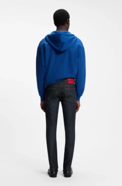 Extra Slim-Fit Jeans aus dunkelblauem Stretch-Denim