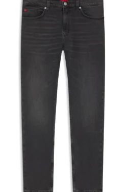 Extra Slim-Fit Jeans aus grauem Stretch-Denim
