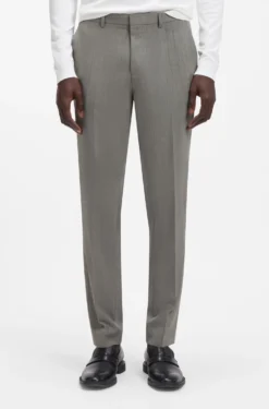 Extra Slim-Fit Popeline-Anzug aus Woll-Mix