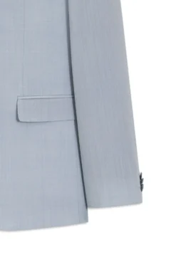 Extra Slim-Fit Popeline-Anzug aus Woll-Mix