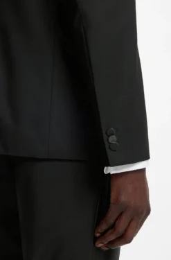 Extra Slim-Fit Smoking-Jackett aus Woll-Mix