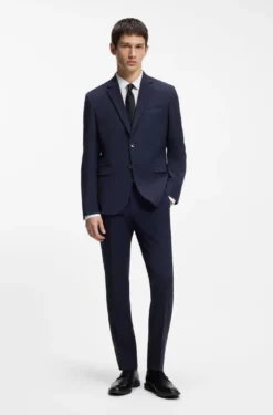 Extra Slim-Fit Zweiteiler aus Woll-Mix
